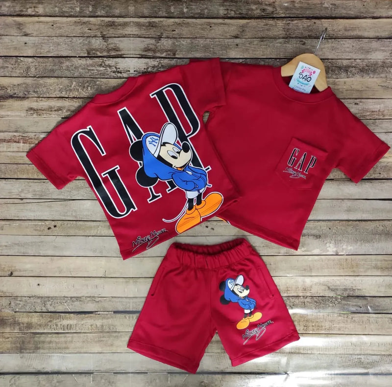 Conjunto Bermuda y camiseta oversize ST1 - Tienda Del Rey