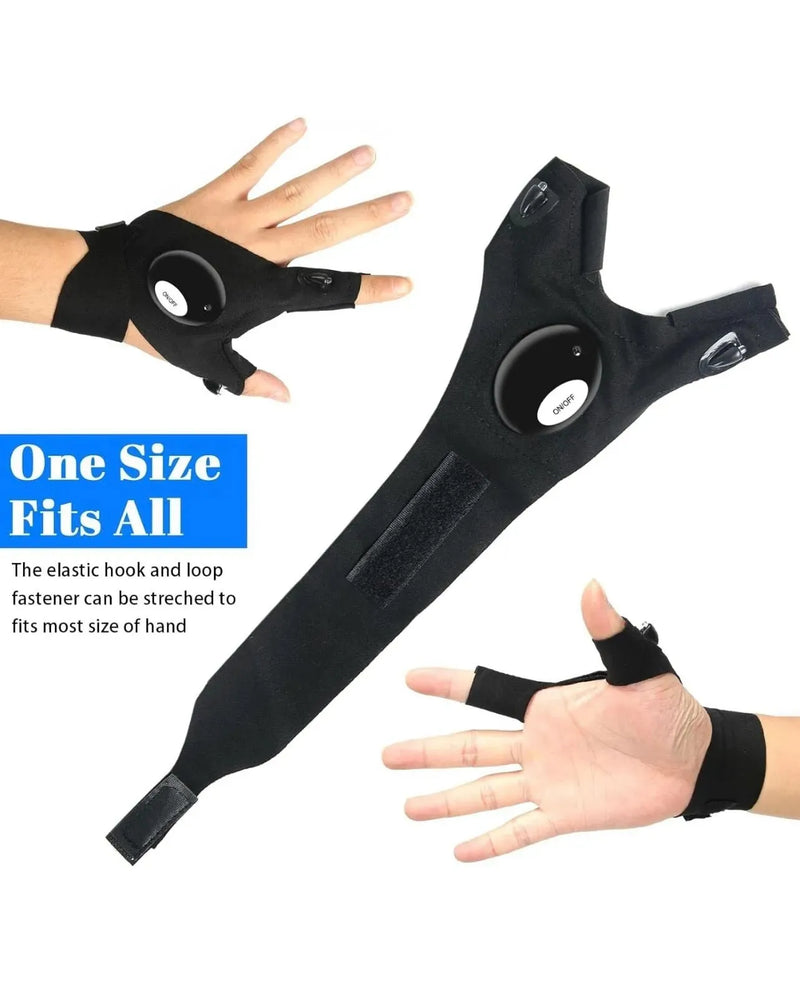 Guante Con Linterna Nueva Tecnologia - Tienda Del Rey