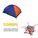 Combo Carpa Camping para 2 personas + Estufa - Tienda Del Rey